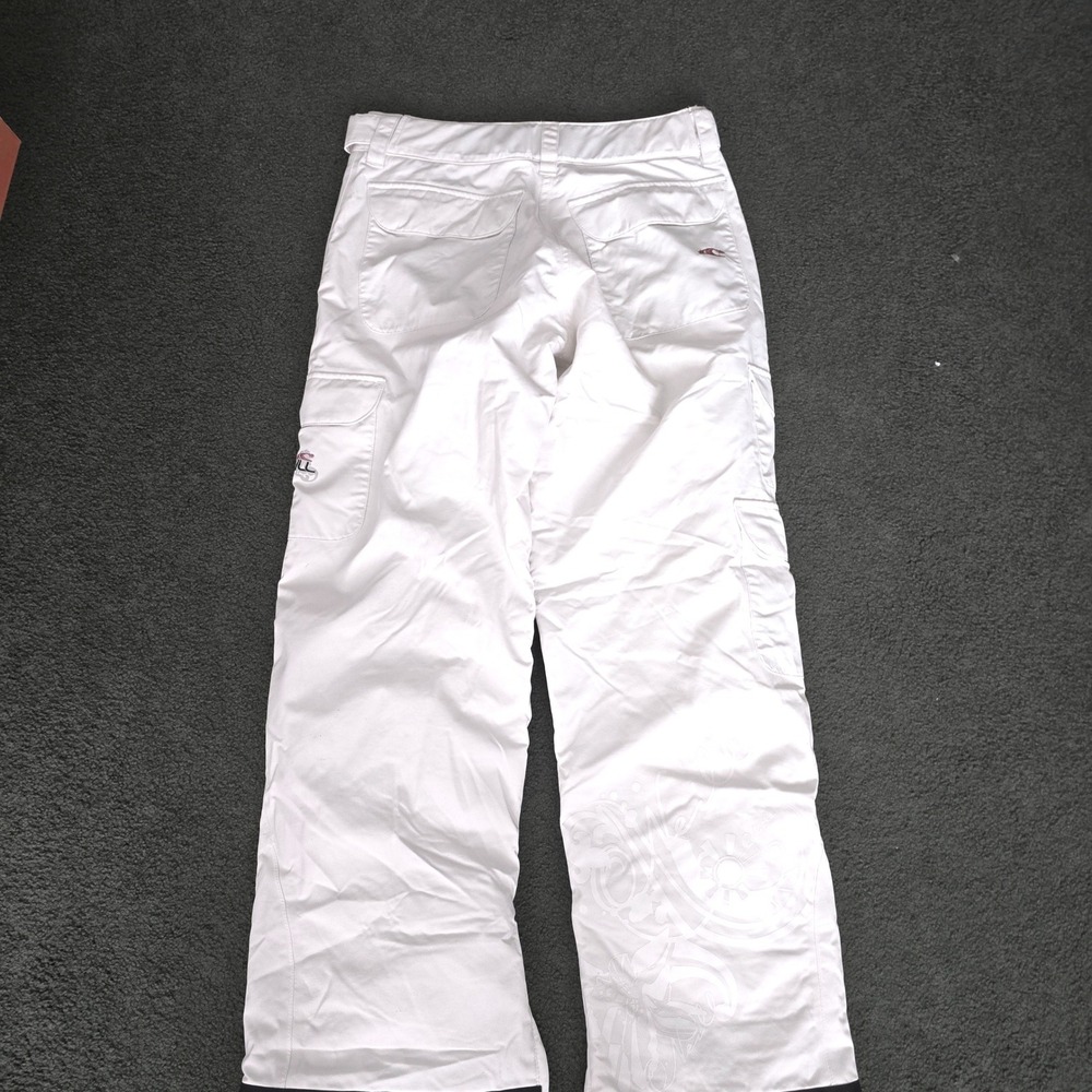 ONeill Womens White Shinjuku Insulated Snow Pants Explore Series 15K Size M